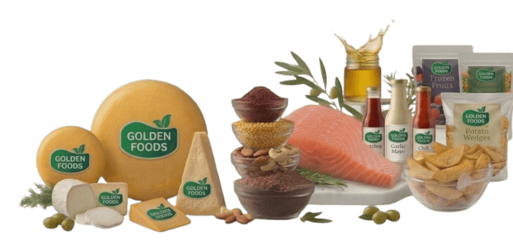Golden Foods premium product selection